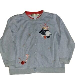 Vintage Christmas Cardigan Sweater Shenanigans Women's Large 150